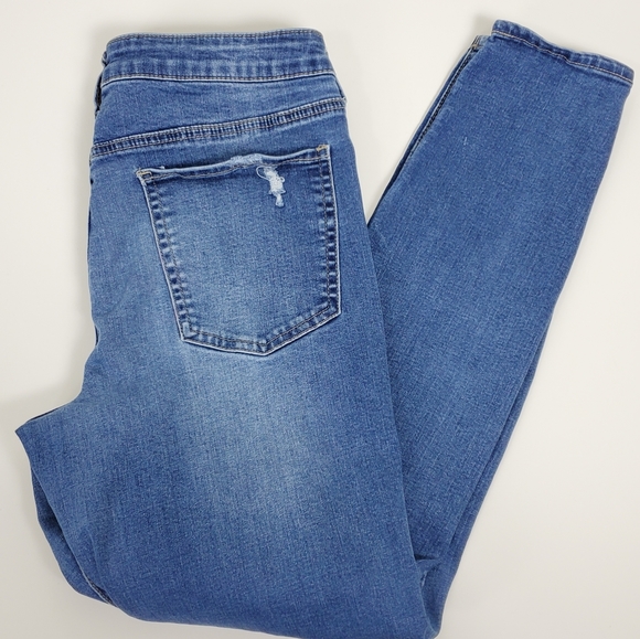 factory distressed jeggings size 11 - Picture 12 of 14